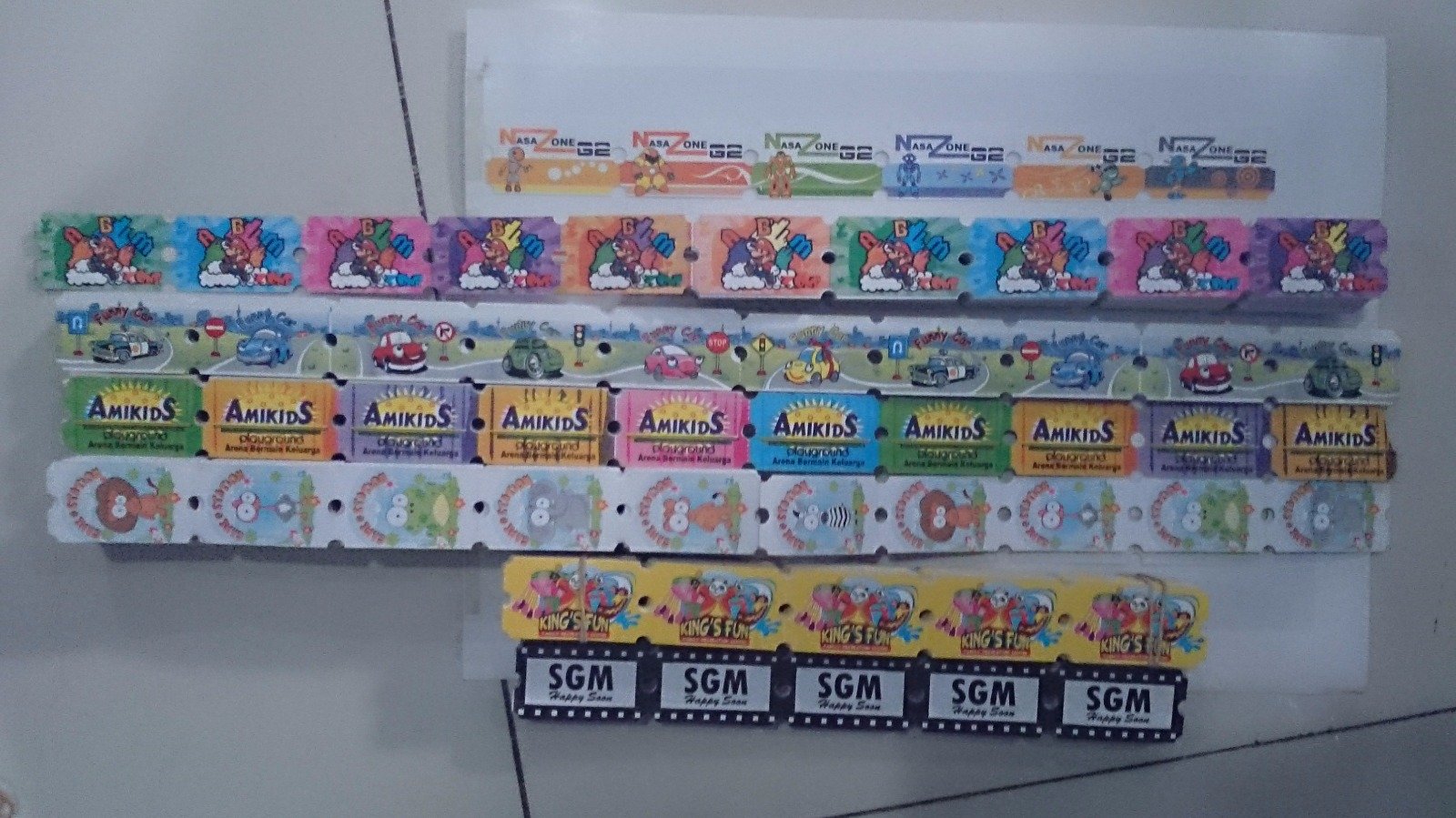 Tickets 5cm